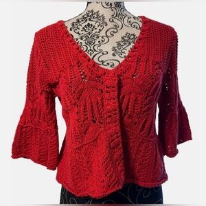Free People peplum sweater - Size Large